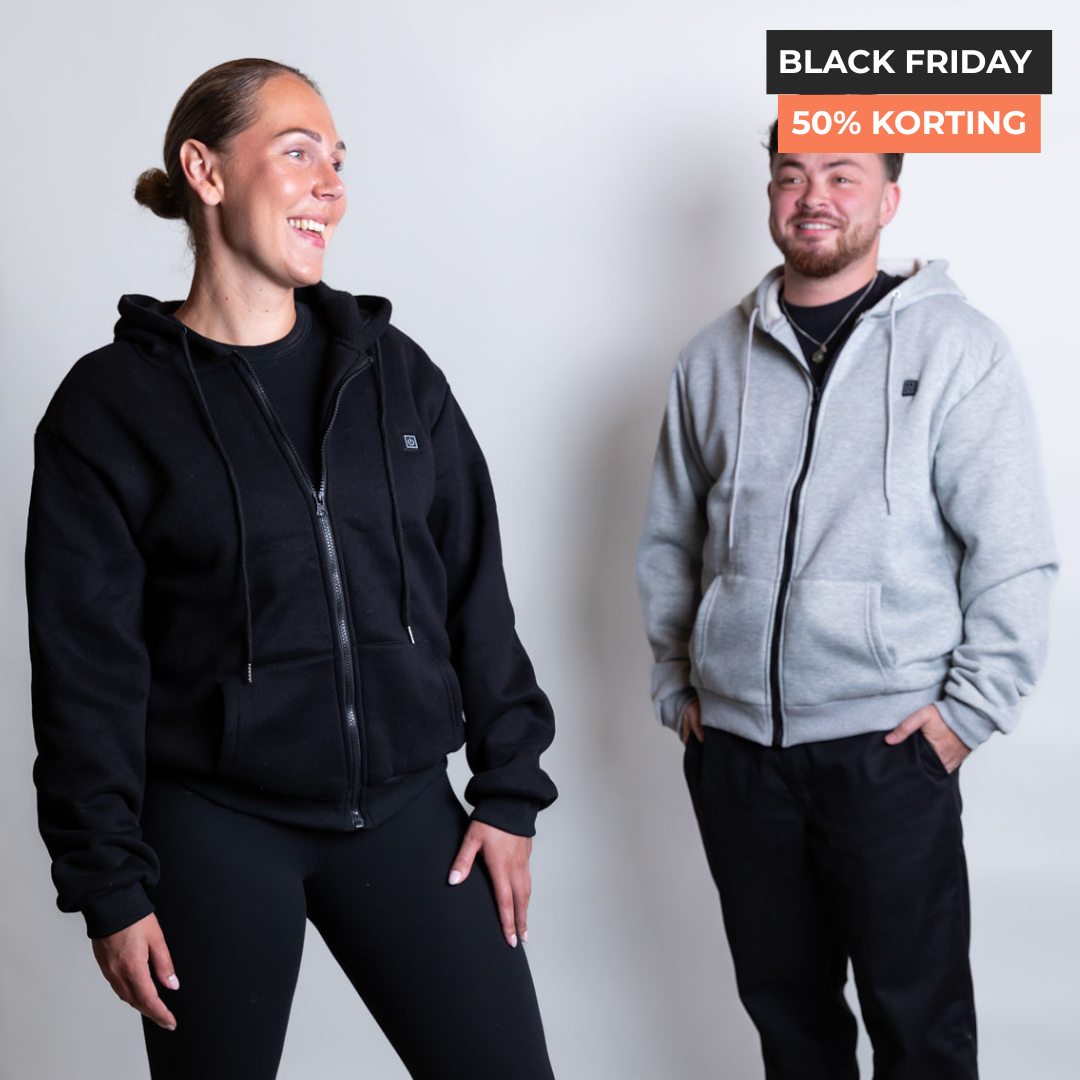 Verwarmbaar vest met capuchon