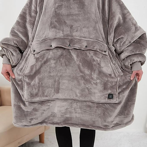 Oversized verwarmbare hoody