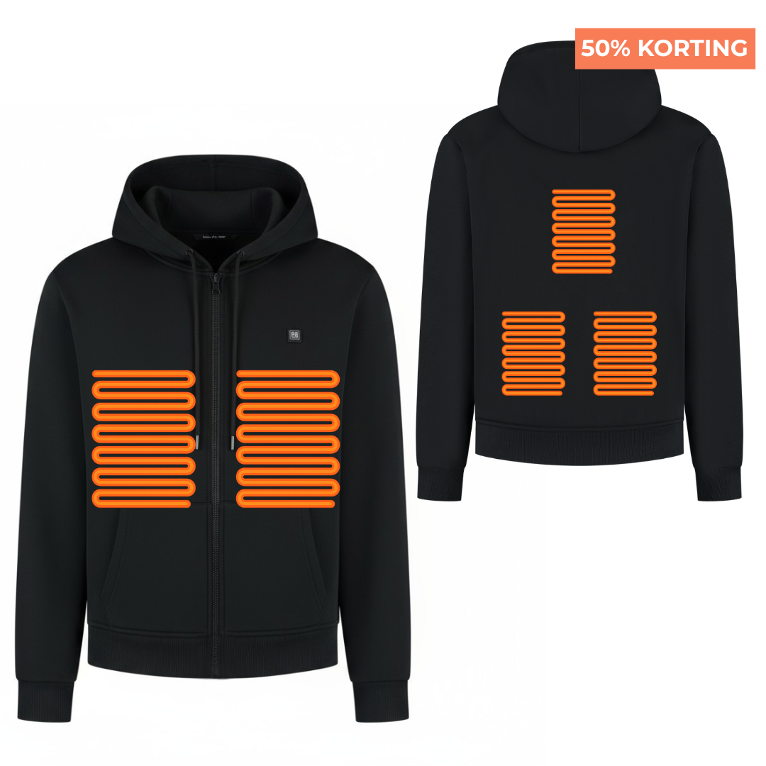 Verwarmbaar vest met capuchon