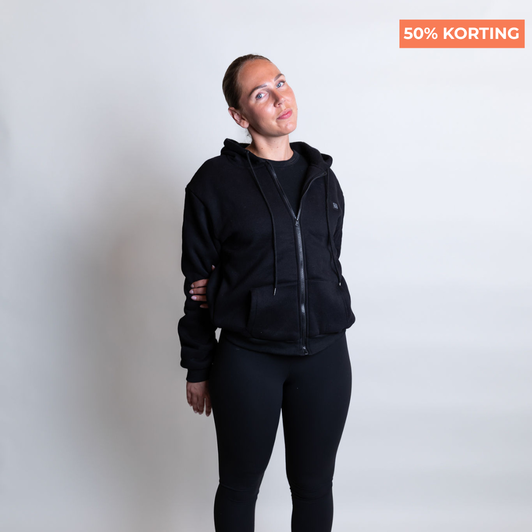 Verwarmbaar vest met capuchon