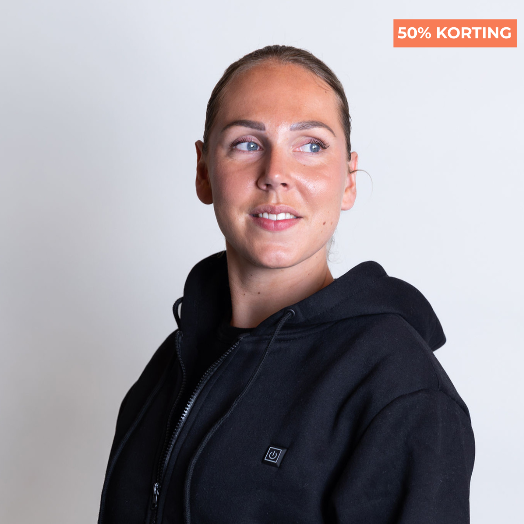 Verwarmbaar vest met capuchon