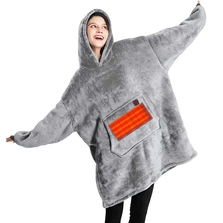 Oversized verwarmbare hoody