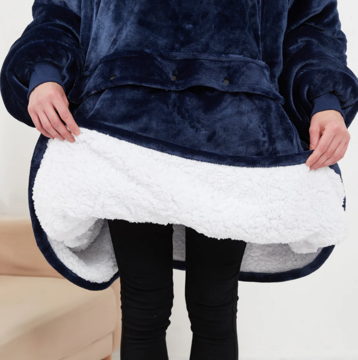 Oversized verwarmbare hoody