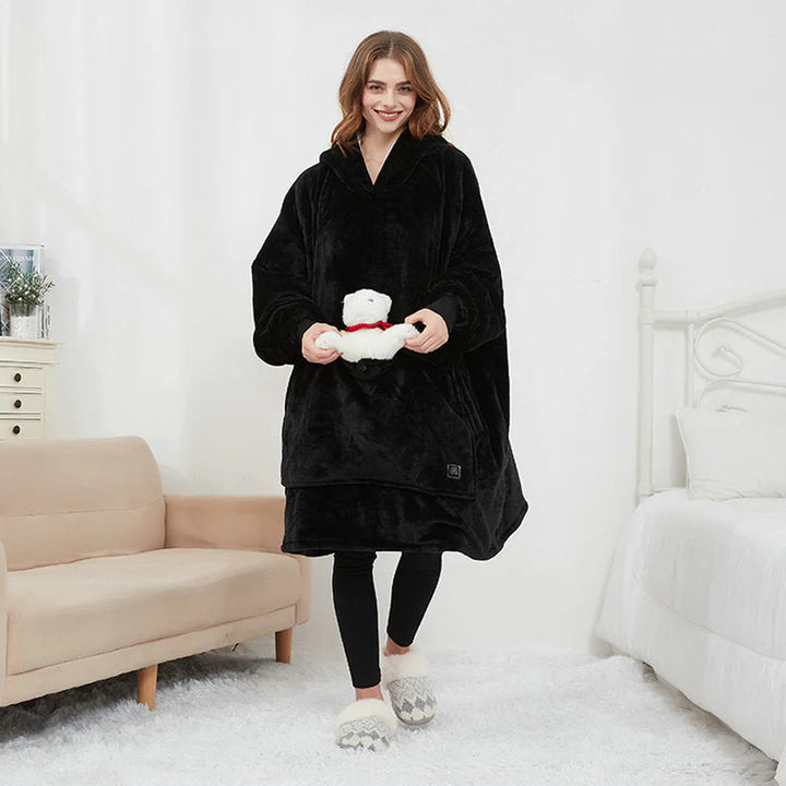 Oversized verwarmbare hoody