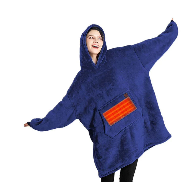 Oversized verwarmbare hoody
