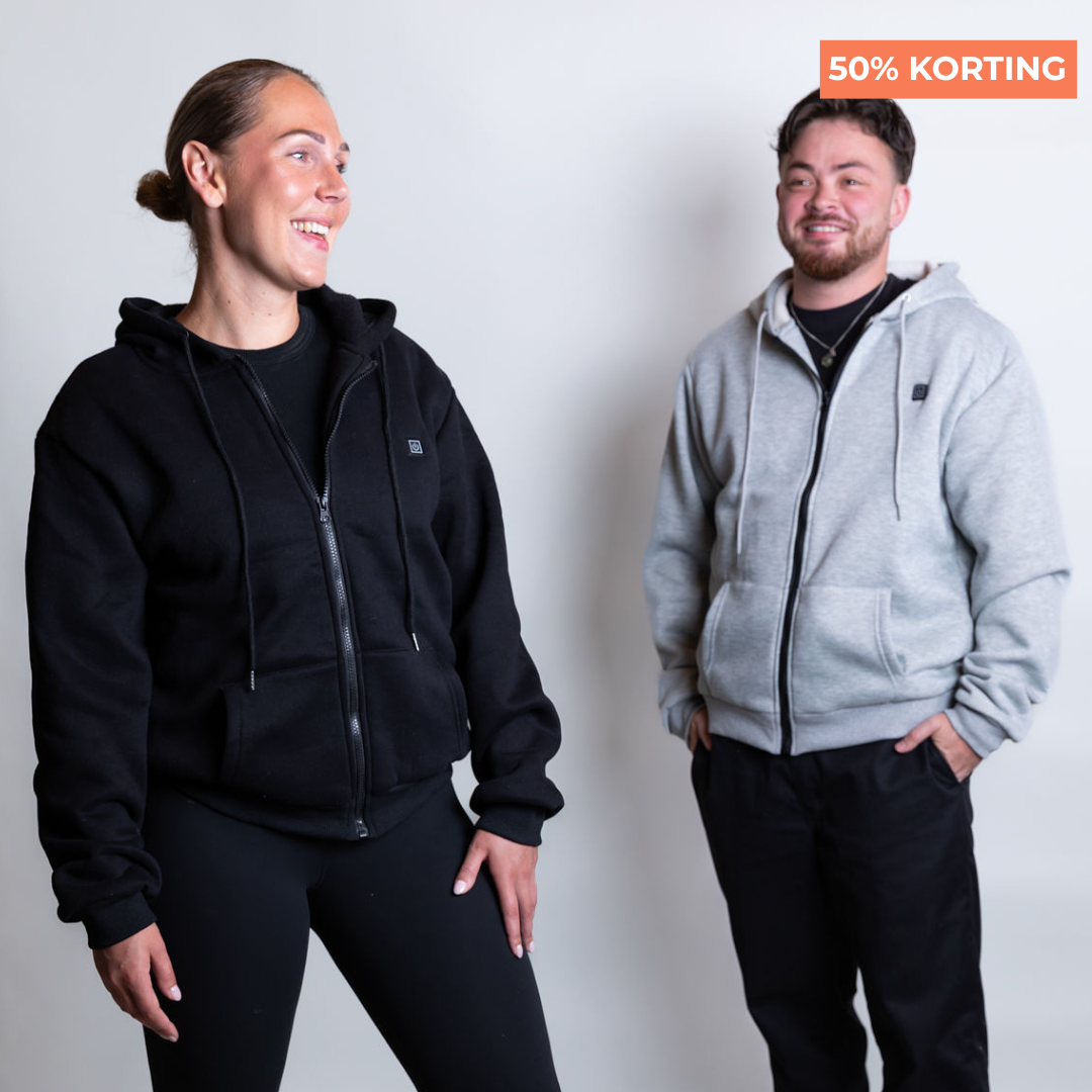 Verwarmbaar vest met capuchon