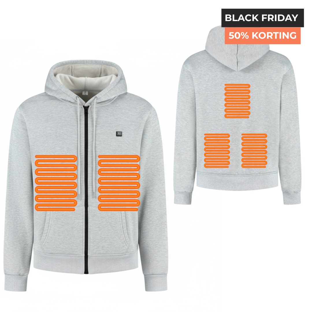 Verwarmbaar vest met capuchon