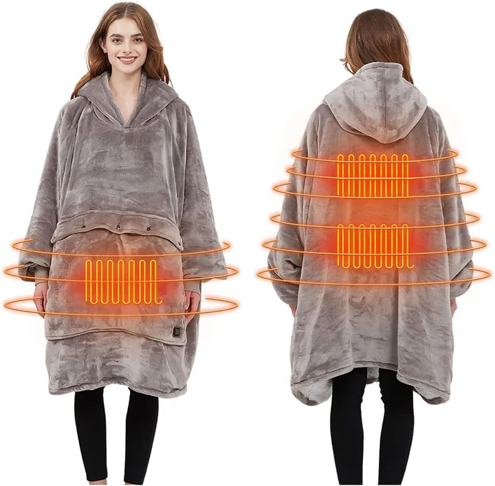 Oversized verwarmbare hoody