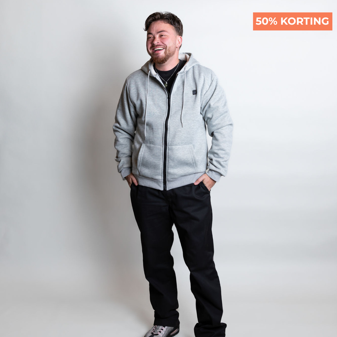 Verwarmbaar vest met capuchon