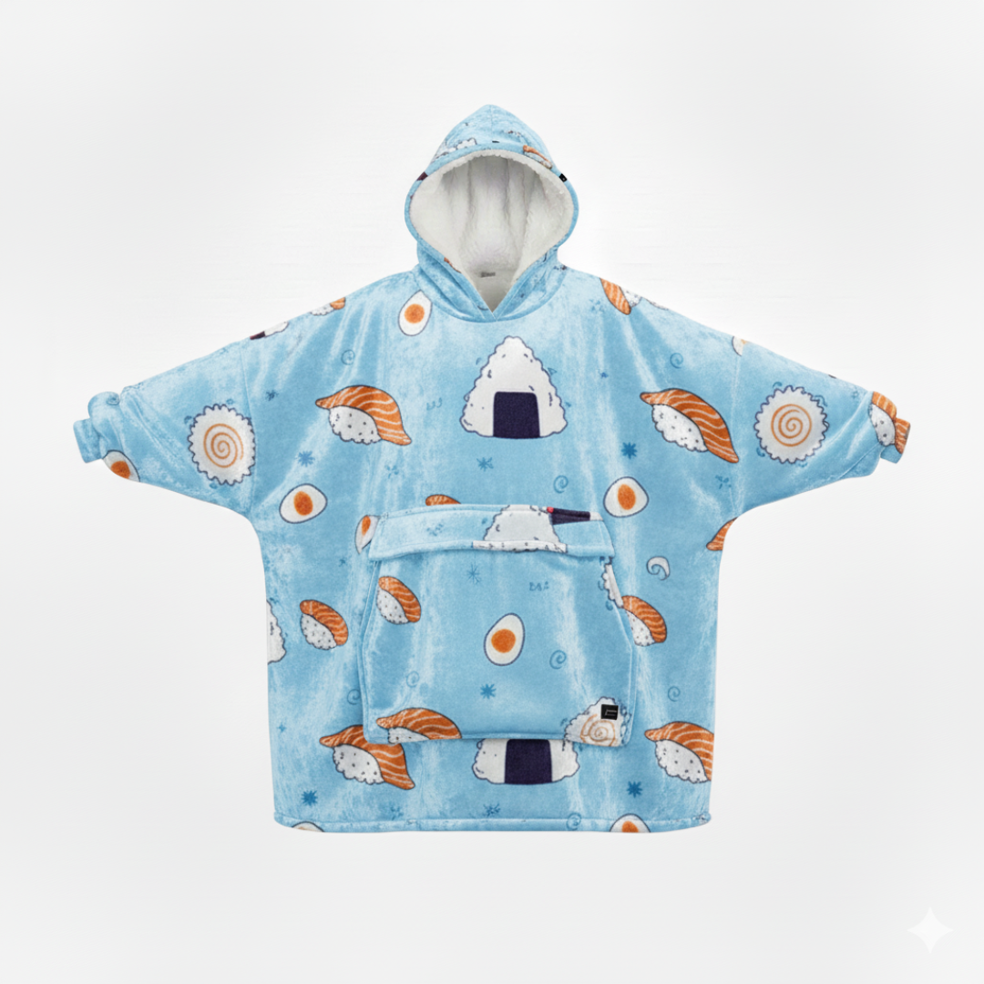 Oversized verwarmbare hoody