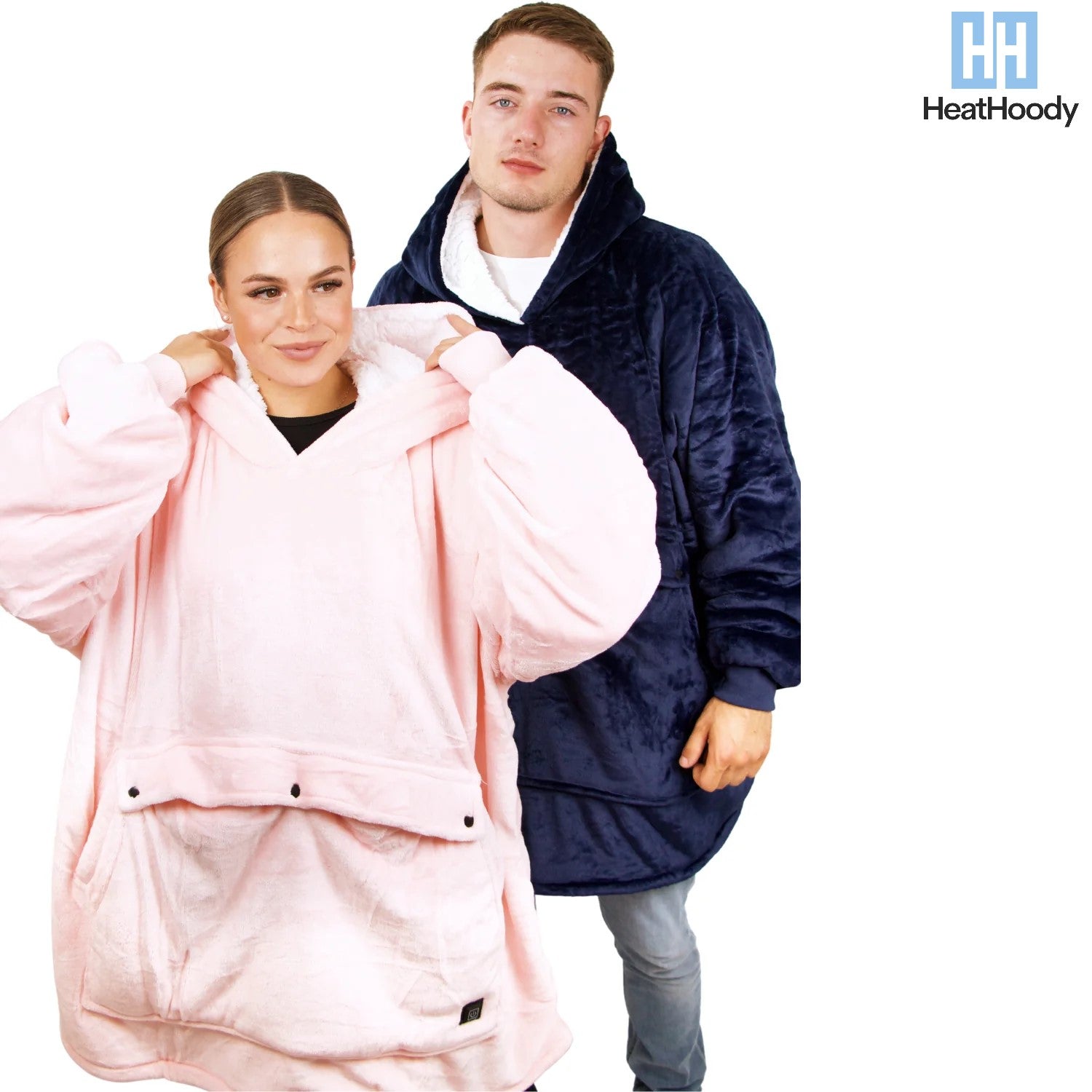 Oversized verwarmbare hoody