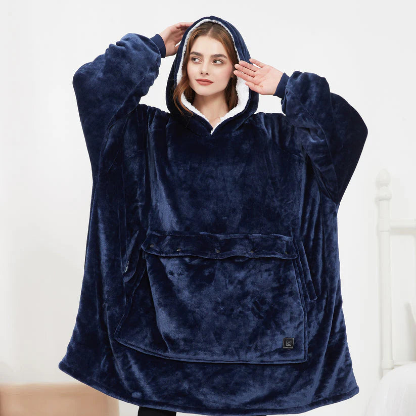 Oversized verwarmbare hoody